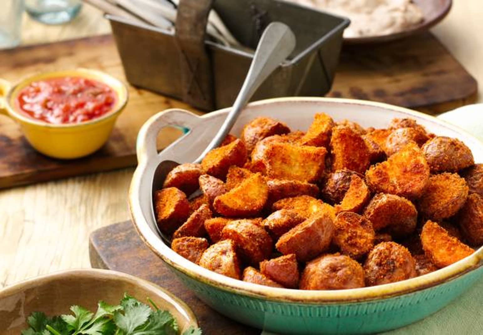 Seasoned Roasted New Potatoes Recipe from Old El Paso Old El Paso